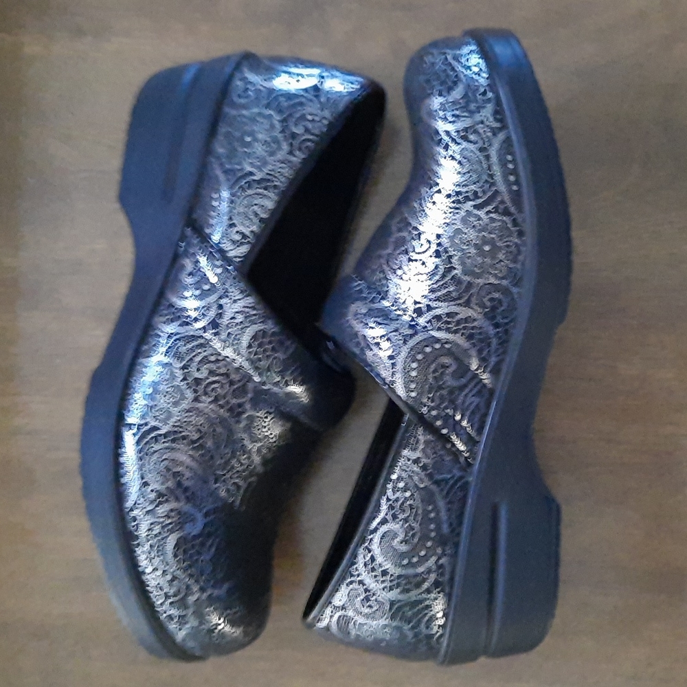 Ingaro Brandy Blk/Silver Clogs